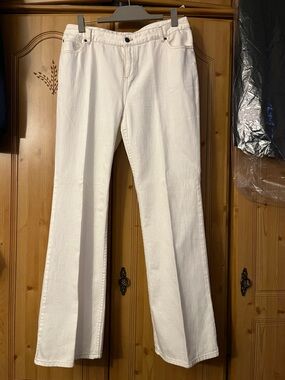 J.Jill White High-Rise Jeans